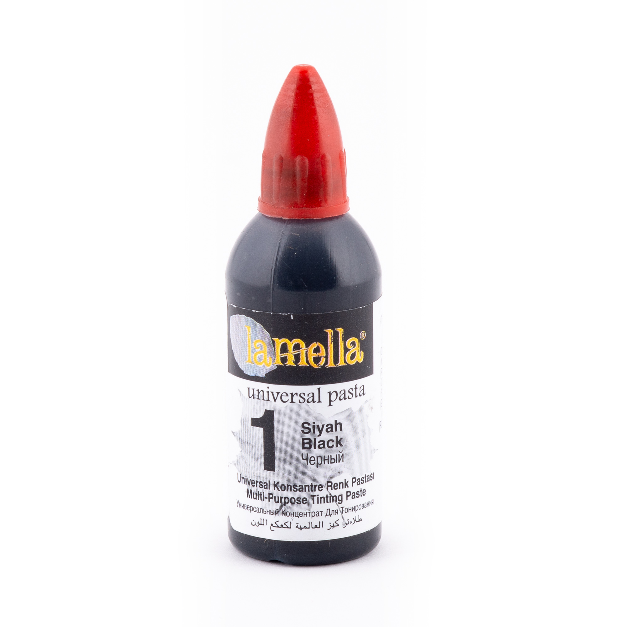 Lamella Siyah Universal Renklendirici 20 ml - Renk Tüpü
